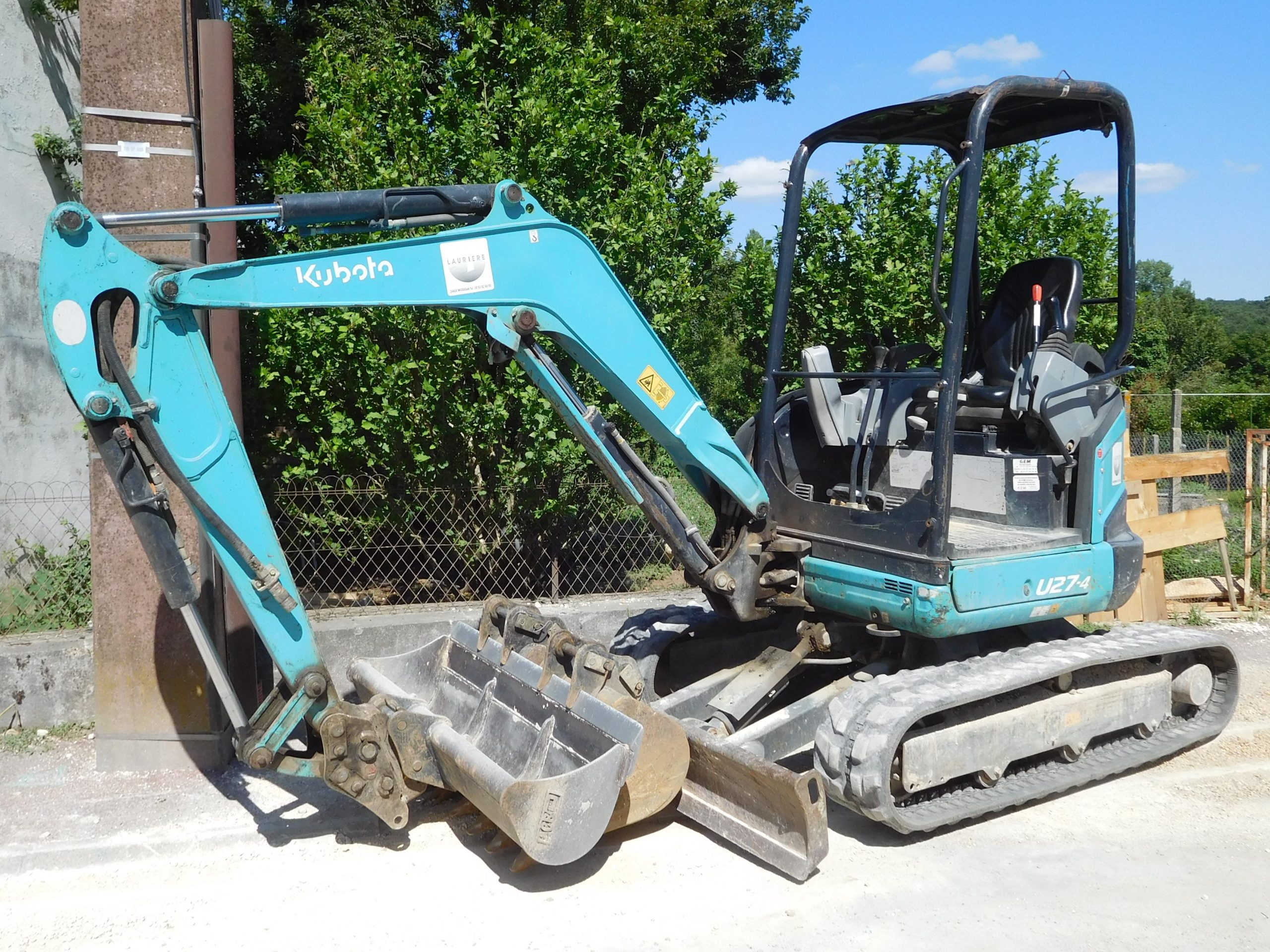 Kubota U27-4 mini excavator